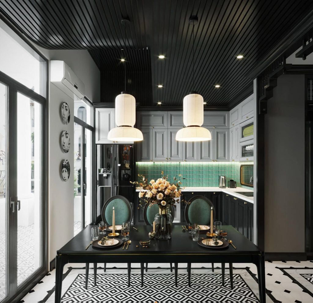 Thiết Kế Phong Cách Indochine tại công ty thiết kế xây dựng LT